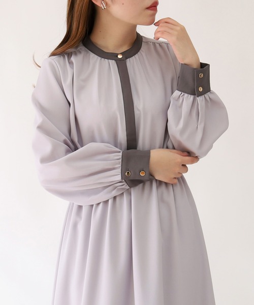 「ASTORIA ODIER」 長袖ワンピース MEDIUM ブラック レディース_画像9