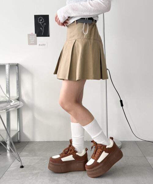 WEGO（ウィゴー） スニーカー WEGO/厚底ワイドシューレーススニーカー
