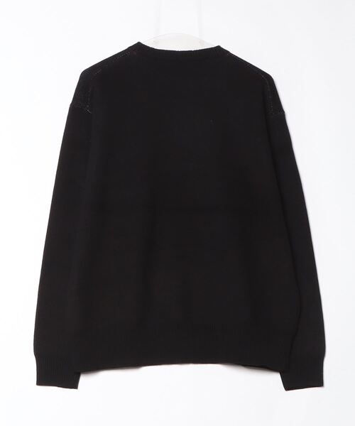 「THRIFTY LOOK」 長袖ニット LARGE ブラック メンズ_画像2