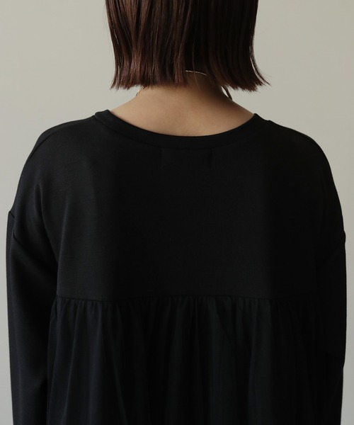 「HERENCIA」 長袖ワンピース MEDIUM ダークカーキ レディースの画像