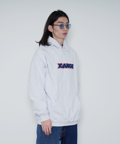 「XLARGE」 プルオーバーパーカー X-LARGE ブラック メンズ_画像2