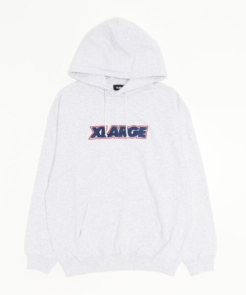「XLARGE」 プルオーバーパーカー X-LARGE ブラック メンズ_画像4