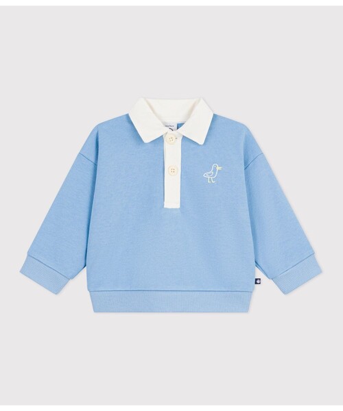 トレーナー 衿つきプリントスウェットプルオーバー キッズ 子供服
