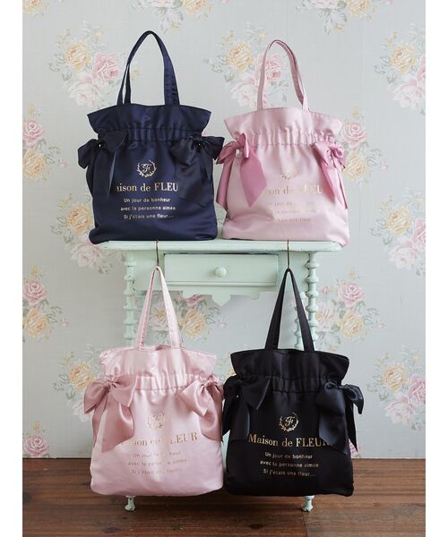 「Maison de FLEUR」 トートバッグ FREE ブラック レディース_画像2