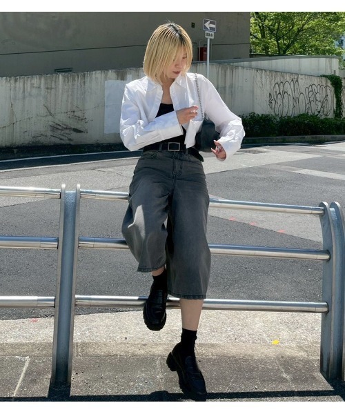 LE CIEL BLEU（ルシェルブルー） ハーフパンツ ジーンズ デニム デニム