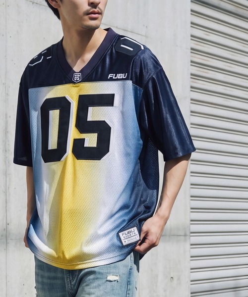 FUBU（フブ） tシャツ 「FUBU/フブ」OG GRADATION GAME SHIRTS/OG
