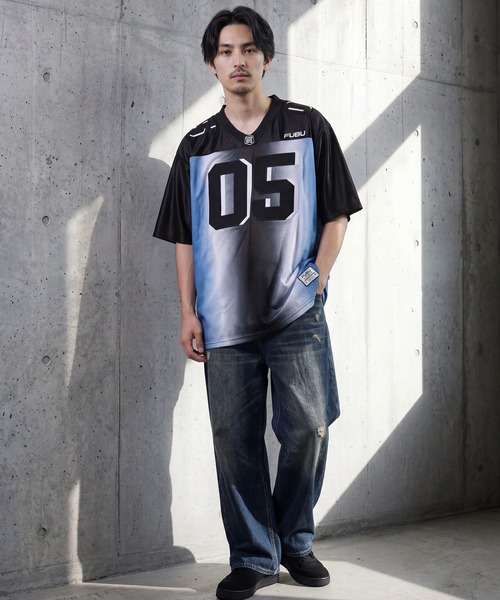 FUBU（フブ） tシャツ 「FUBU/フブ」OG GRADATION GAME SHIRTS/OG