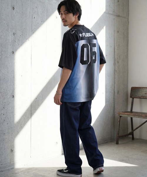 FUBU（フブ） tシャツ 「FUBU/フブ」OG GRADATION GAME SHIRTS/OG
