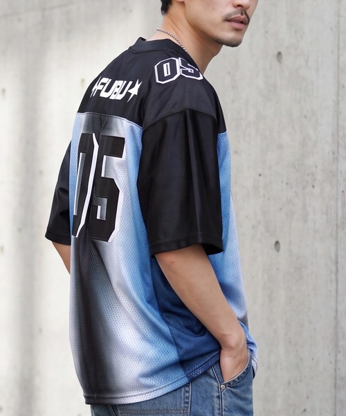 FUBU（フブ） tシャツ 「FUBU/フブ」OG GRADATION GAME SHIRTS/OG