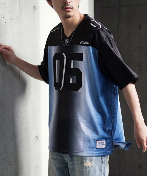 FUBU（フブ） tシャツ 「FUBU/フブ」OG GRADATION GAME SHIRTS/OG