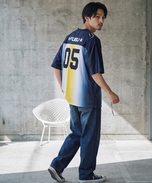 FUBU（フブ） tシャツ 「FUBU/フブ」OG GRADATION GAME SHIRTS/OG