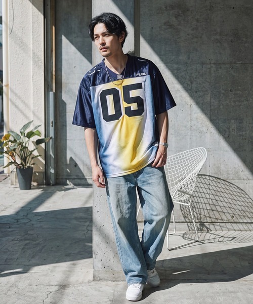 FUBU（フブ） tシャツ 「FUBU/フブ」OG GRADATION GAME SHIRTS/OG