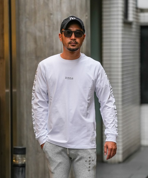 レア！大人気商品　ＲＴＥＧ　長袖シャツ　ストレッチ　ホワイト　S adamsJUGGLER（アダムスジャグラー） tシャツ RTEG A.S.Fロンティー