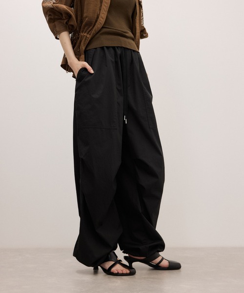 ADAM ET ROPE'（アダムエロペ） パンツ コットンパラシュートパンツ