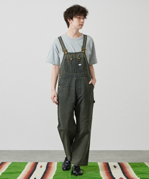 【美品】Lee オーバーオール ユニセックス Lee（リー） オーバーオール サロペット Lee/リー「ダック素材