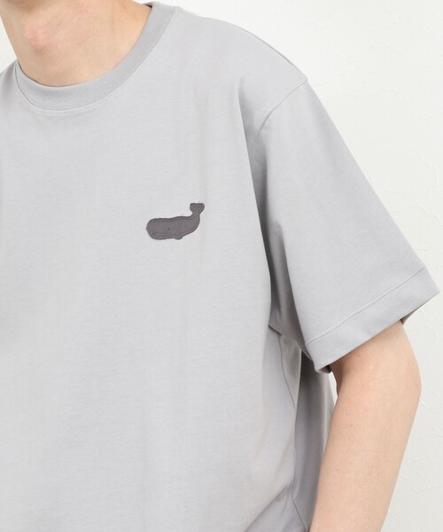 NOLLEY'S（ノーリーズ） tシャツ クジラモチーフ ワンポイントTシャツ