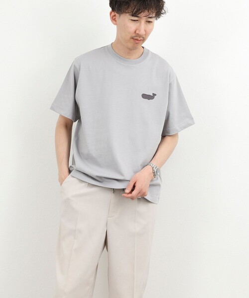 NOLLEY'S（ノーリーズ） tシャツ クジラモチーフ ワンポイントTシャツ