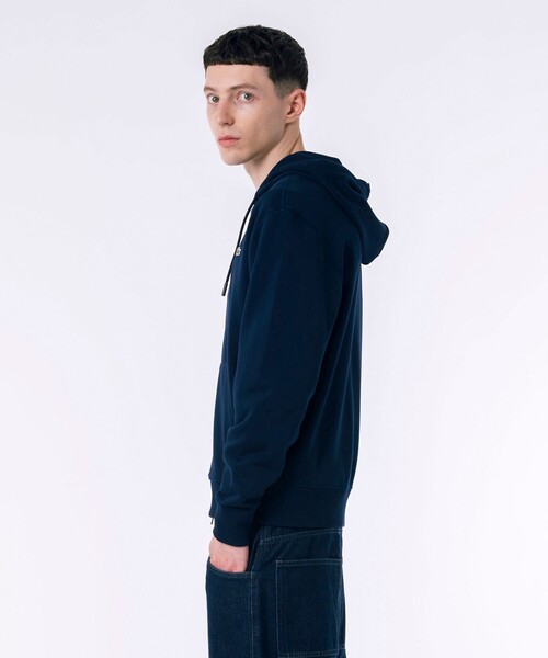 LACOSTE（ラコステ） ジップアップパーカー M グレー メンズ