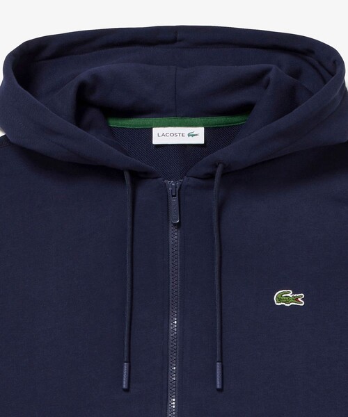 LACOSTE（ラコステ） ジップアップパーカー M グレー メンズ