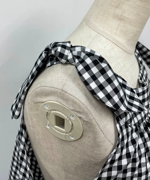 「BE NEAT」 ノースリーブブラウス M グリーン レディース_画像8