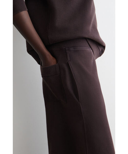 「COS」 スウェットパンツ X-SMALL ダークパープル レディース_画像3