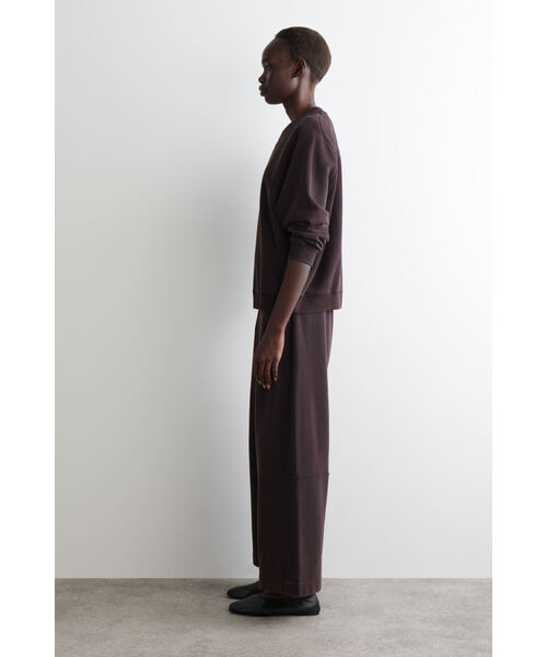 「COS」 スウェットパンツ X-SMALL ダークパープル レディース_画像4