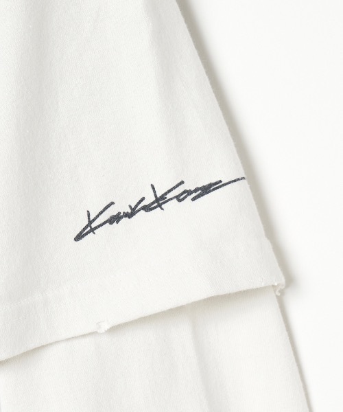 「FORSOMEONE」 長袖Tシャツ 46 オフホワイト メンズ_画像8