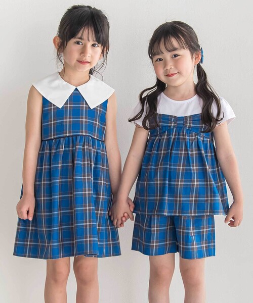 BeBe（ベベ） パンツ 「お揃い」「神戸タータン×BeBe」チェック