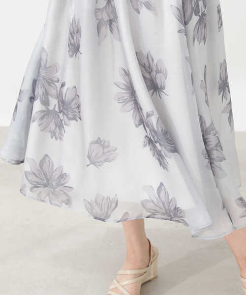 「PROPORTION BODY DRESSING」 フレアスカート MEDIUM ベージュ レディース_画像8