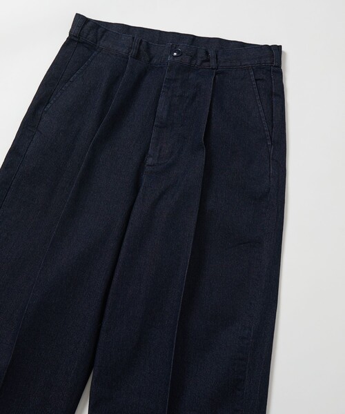「FREAK'S STORE」 デニムパンツ LARGE チャコールグレー メンズ_画像3