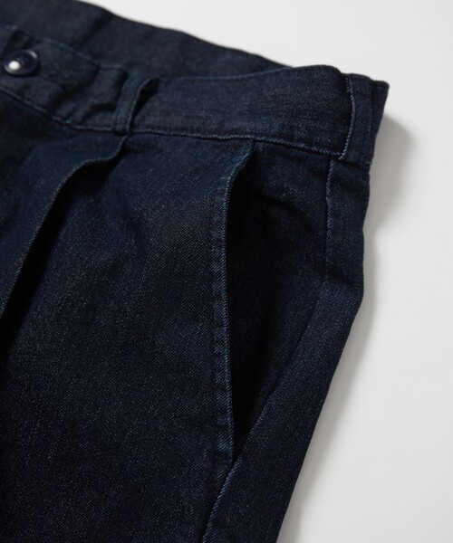 「FREAK'S STORE」 デニムパンツ LARGE チャコールグレー メンズ_画像4