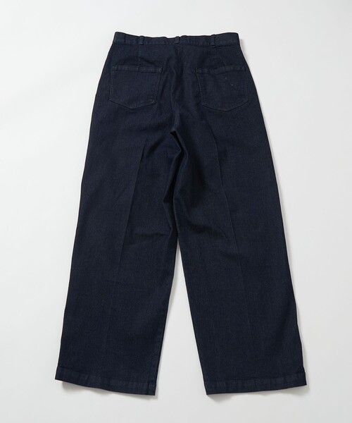 「FREAK'S STORE」 デニムパンツ LARGE チャコールグレー メンズ_画像6