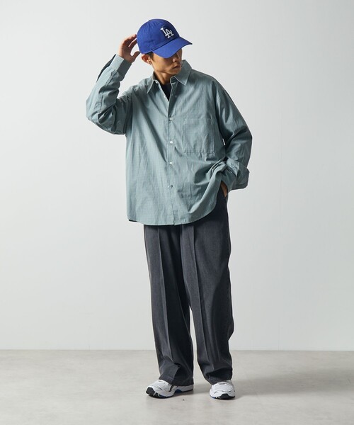 「FREAK'S STORE」 デニムパンツ LARGE チャコールグレー メンズ_画像8