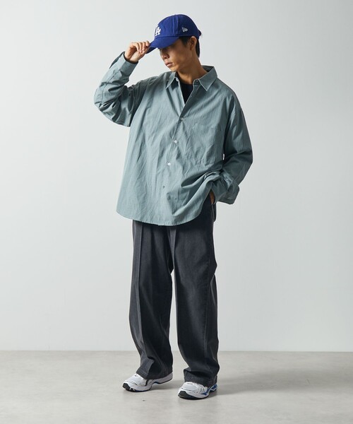 「FREAK'S STORE」 デニムパンツ LARGE チャコールグレー メンズ_画像9