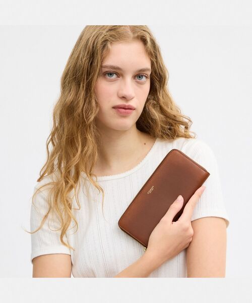 COACH（コーチ） 長財布 財布 スリム アコーディオン ジップ