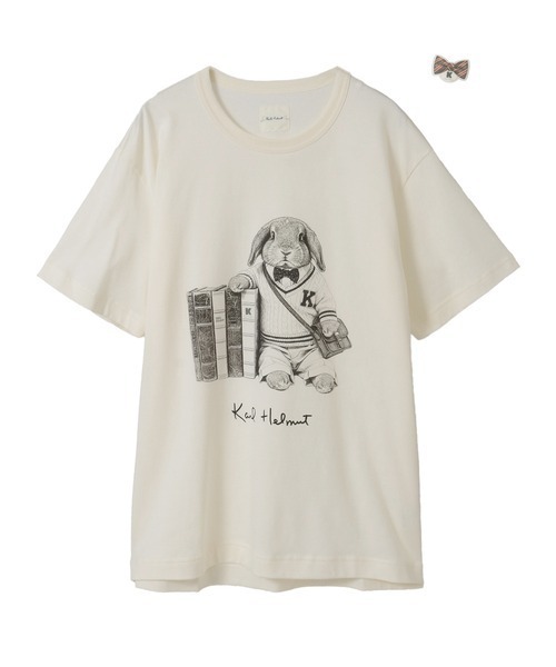 Karl Helmut tシャツ トラディショナルキャラクターズプリントTシャツ