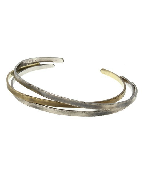 LET IT BE Stamped & Twisted Bangle -Thin- – amp japan