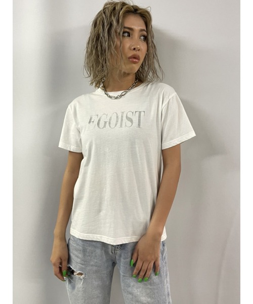 EGOIST（エゴイスト） tシャツ EGOISTロゴTII レディース : ZOZOTOWN