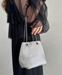 glitterショルダーバッグ ショルダーバッグ バッグ glitter metallic shoulder Bag