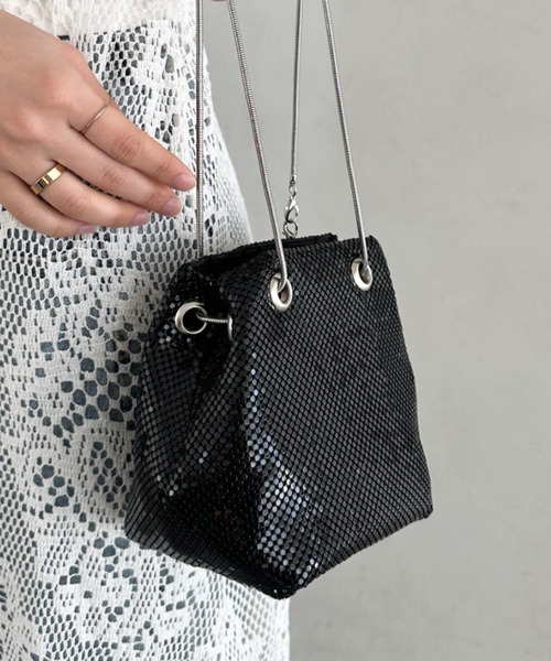 GLITTERグリッター バック ショルダーバッグ バッグ glitter metallic shoulder Bag