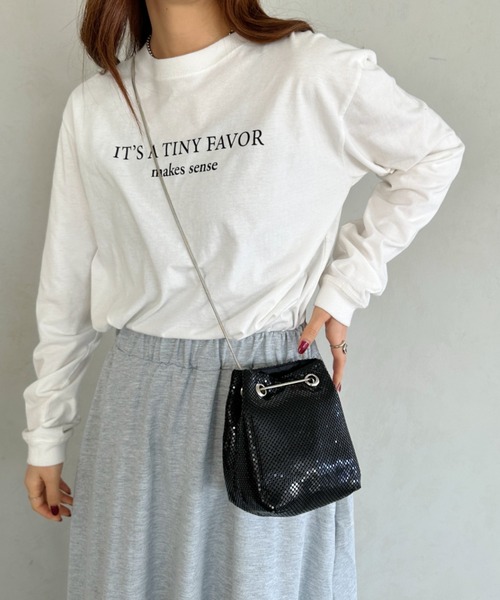 ショルダーバッグ バッグ glitter metallic shoulder Bag