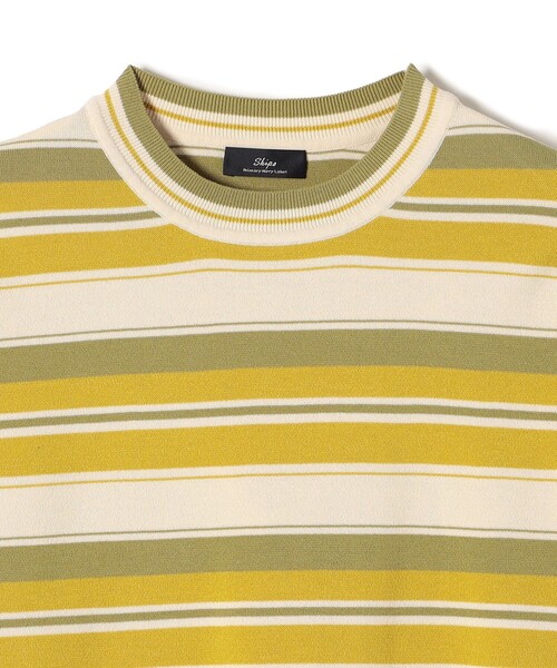 ニット セーター SHIPS Primary Navy Label:「手洗い可能」ミラノリブ マルチ ボーダー ニット レディース SHIPS ニット セーター Primary Navy Label:「手洗い可能