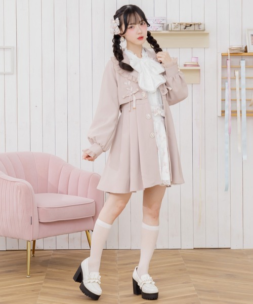 ROJITA トレンチコート コート 「再入荷」シアーフリルトレンチ