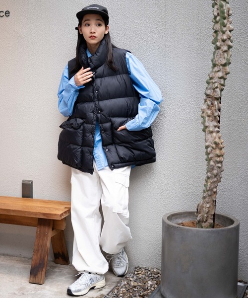 うきこ BELPER ポケットダウンベスト クリームイエロー 23AW うきこ様専用 BELPER ポケットダウンベスト クリームイエロー 23AW