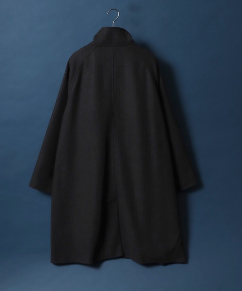 メンズ ステンカラーコート ANPAS Melton Oversized Stand Coat/ANPAS 別注 メルトン オーバーサイズ スタンド｜zozo｜21