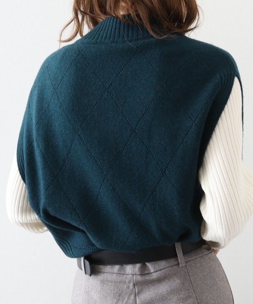 EGLANTINE ベスト ジレ 「EGLANTINE」カシミヤブレンド