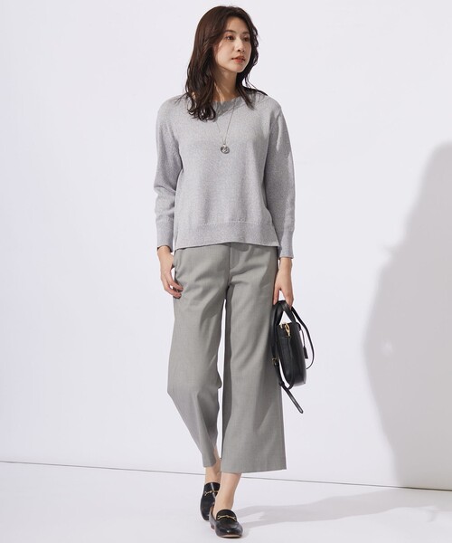 J.PRESS ニット セーター 「洗える」GIMA COTTON プルオーバー