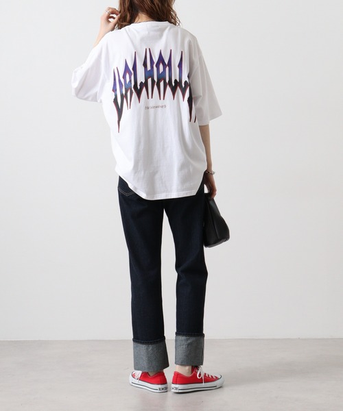 RE730 tシャツ オーバーサイズTシャツ ベア/ダメージ/刺繍