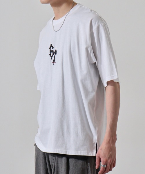 RE730 tシャツ オーバーサイズTシャツ ベア/ダメージ/刺繍