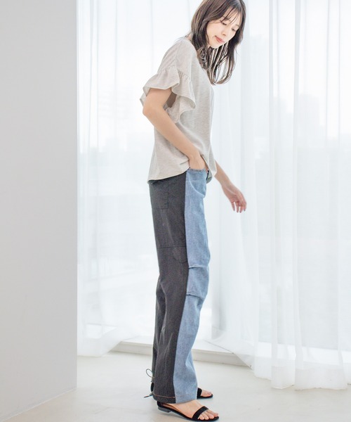 JAYRO パンツ デニム ジーンズ 切替デニムパンツ レディース
